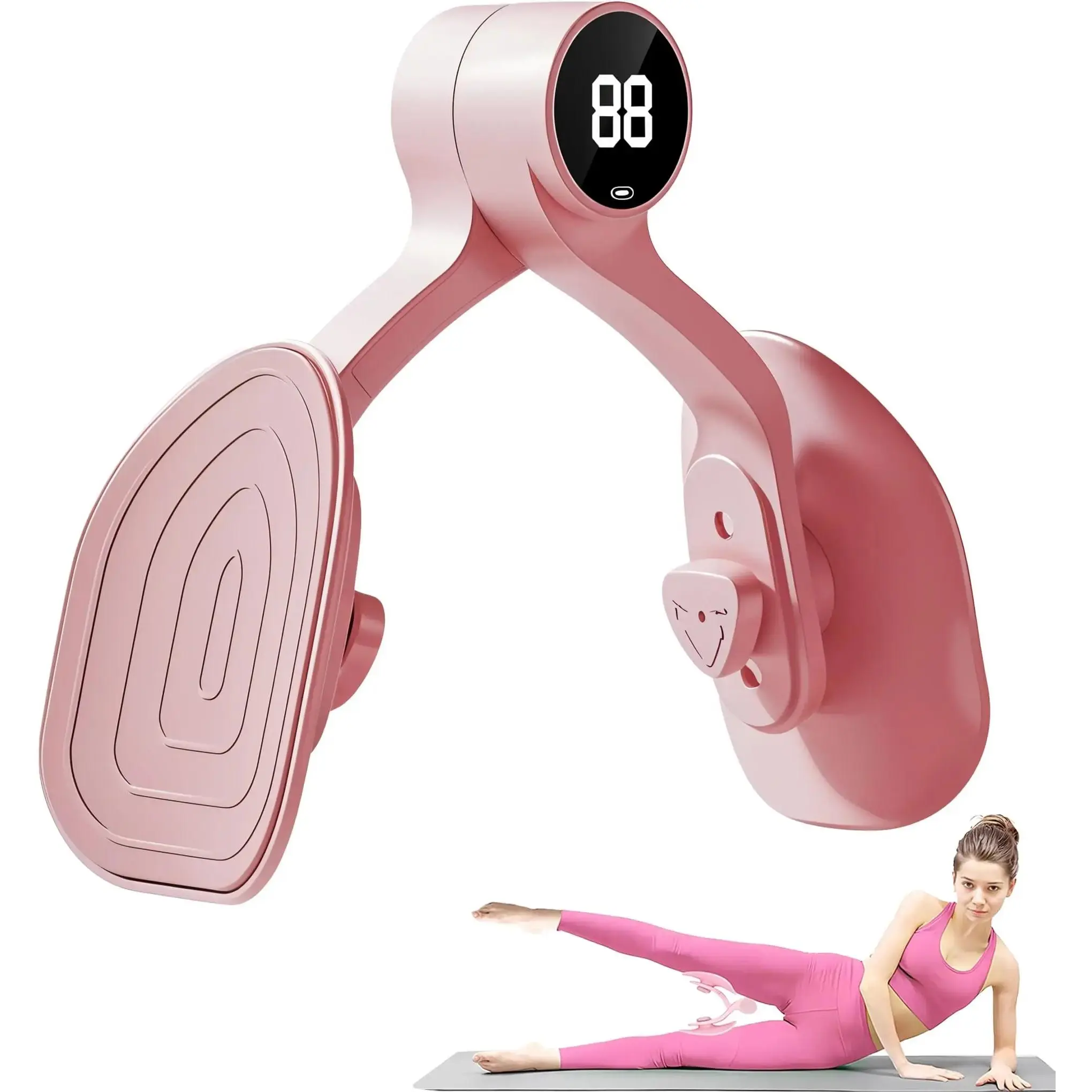 Women's Portable Pelvic Floor Thigh Exercise Gear - Versatile Kegel Tool, Leg Toner, Hip Abductor Master Trainer, Home Strength Training Equipment That Strengthens Muscles, Workout, Home Gym Equipment, Home Workout Gear, Home Fitness Routines