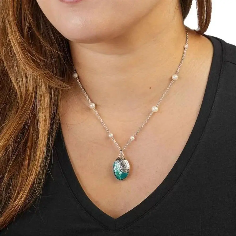 100% New Anime Moana Cosplay Openable Enamel Choker Necklace - Chain & Link Metal Beads Decoration, 1 Size, Hand Measure, Unisex Adult Hip Hop Party Prop (As Photo), One Size