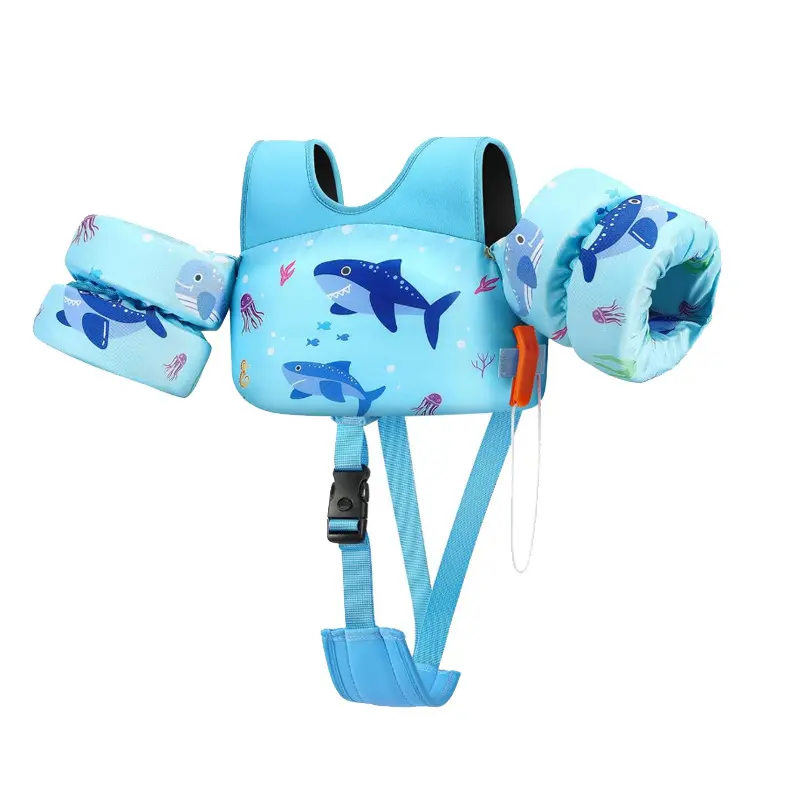 Toddler Kids Swim Vest Float with Adjustable Secure Shoulder Straps, Lightweight Arm Float Water Wings Swimming Floaties for Boys Girls, Suitable for 13 to 33 Lbs Little Children, Perfect for Pool, Puddle, Sea, Beach, Boat and Water Jumper Swimming Lounge