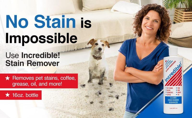 Stain Remover - Instant Spot Remover For New and Old Stains - Blood, Red Wine, Coffee, Urine, Cosmetics, Pet Stains and Odor Eliminator - Carpets, Mattress, Laundry, 16.oz (2 Pack) Stain Remover - Instant Spot Remover For New and Old Stains - Blood, Red Wine, Coffee, Urine, Cosmetics, Pet Stains and Odor Eliminator - Carpets, Mattress, Laundry, 16.oz (2 Pack)
