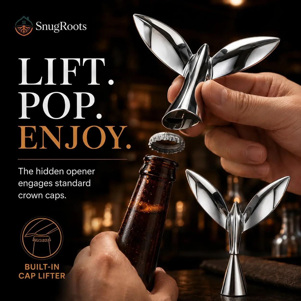 1 Pc Bird Wine Opener – Bird Shape Bottle Opener, Wine Bottle Opener, Beer Bottle Opener, Corkscrew Opener, Kitchen Bar Tool, Creative Bottle Opener, Wine Accessories
