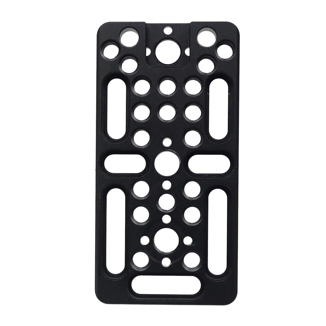 Feichao Multi-Purpose Expansion Cheese Plate, Cold Shoe & Side Holes, 1/4" 3/8" Thread, Quick Release, for Canon Eos 850D Nikon D5600 Dslr