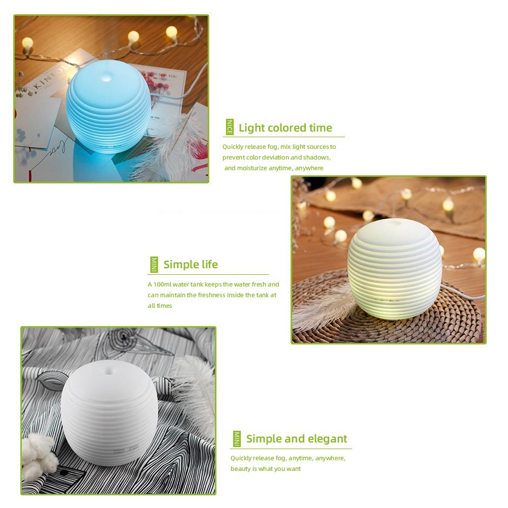 Mini Humidifier Lantern Aromatherapy Diffuser Compact Portable 7-Color LED Night Light Quiet Fog for Office Yoga Car Bedroom Home Decoration Mini Humidifier Lantern Aromatherapy Diffuser Compact Portable 7-Color LED Night Light Quiet Fog for Office Yoga Car Bedroom Home Decoration