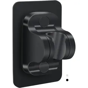 Bathroom Shower Head Holder Self Adhesive Shower Head Holder-Adjustable Handheld Shower Holder NO Drilling Wall Mount Waterproof, Showerhead Bracket for Bathroom Shower,Fix Firmly and Use Conveniently Hose Holder for Shower Bathroom
