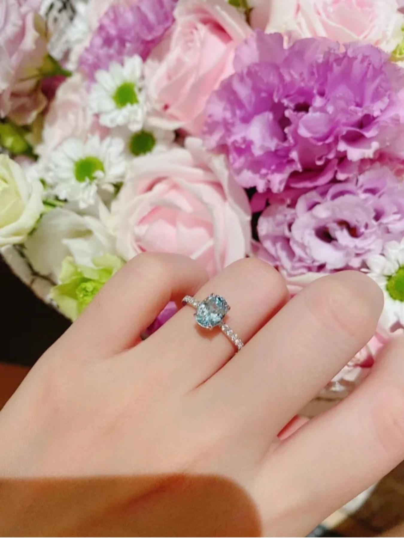 S925 Sterling Silver Elegant Artificial Zircon Emerald Cut Solitaire Ring, Vintage Engagement Ring, Fashion Accessories for Women & Girls, Trendy All-match & Exquisite Jewelry for Birthday Gift