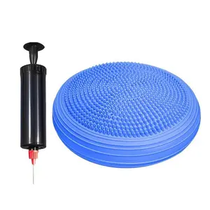 Home Balance Training Cushion, Inflatable Wobble Disc, Yoga Pilates Core Stability, Holiday Fitness Gift, Sensory Integration Tool
