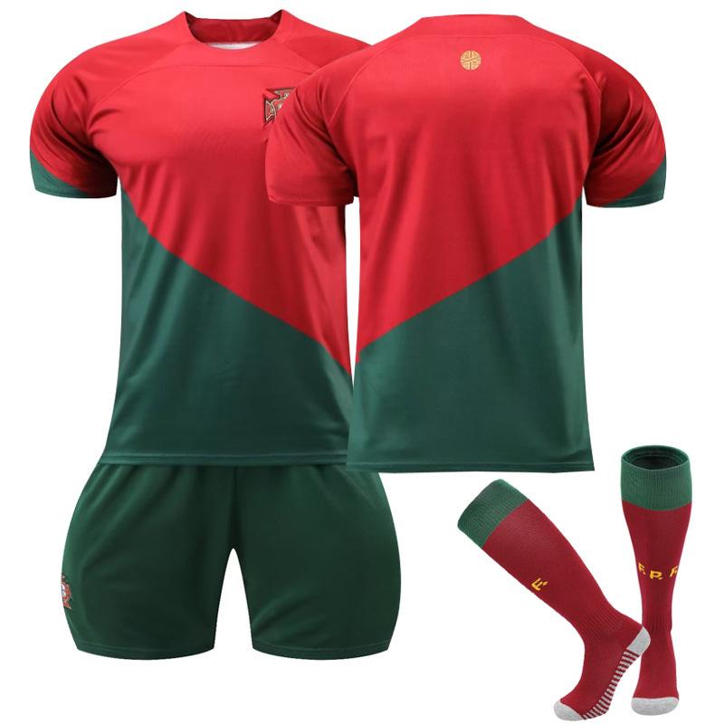 2223 Portugal World Cup football  No. 7 Ronaldo  No. 8 B fee No. 23 Felix short sleeve jersey Mexico Classic Soccer