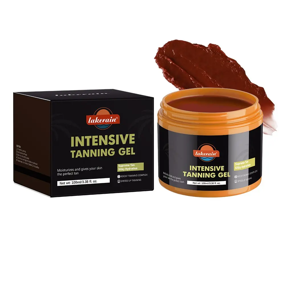 Long-Lasting Moisturizing Self-Tanning Gel, Waterproof & Sweatproof, Natural Glow, Summer Vibe, Flawless Sunless Tanning, Suitable for All Skin Types and Daily Use, Glow Tanner, Dark Self Tanner