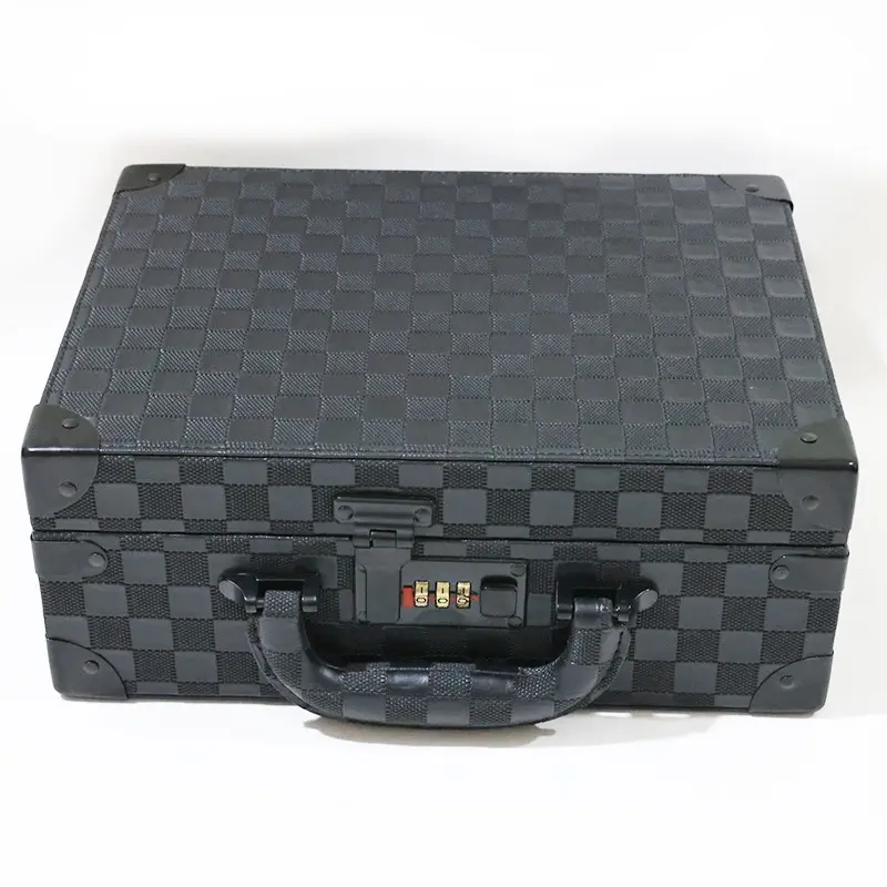 Vintage Scissors Box Organizer, Password Lock Handbag for Hairdressing Tools, Dedicated Barber Case, Pet Shop Storage Solution