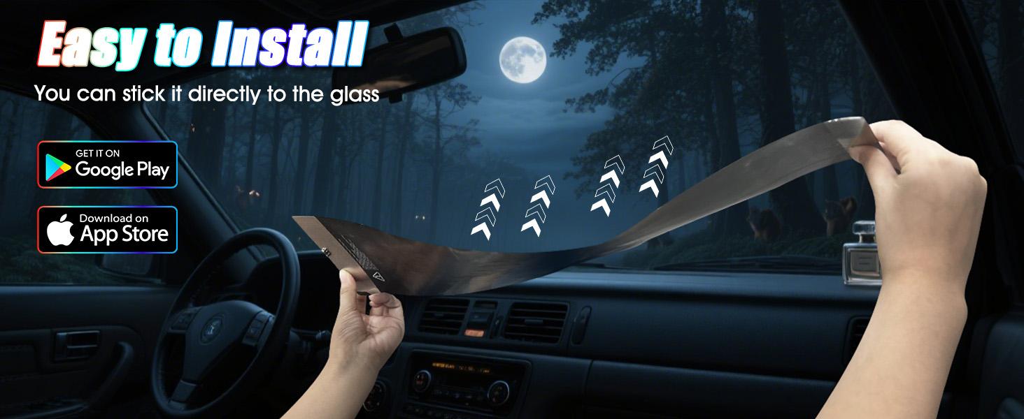 Devil Eyes Light for Windshield Programmable LED Signs with APP & Remote Control - 5V USB Digital Lighting Display, LED Eyes for Cars, SUVs & Trucks (1 Pcs)