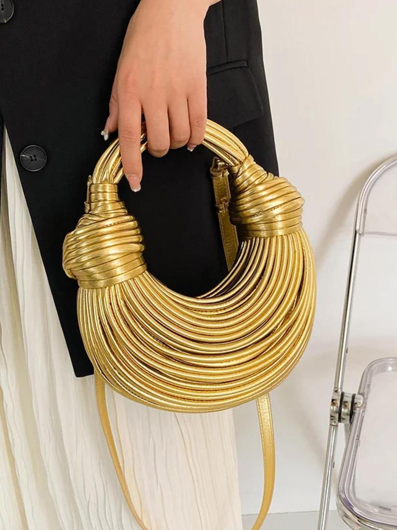 2026 Women's Fashionable Plain Color Handbag, Casual Versatile Handbag for Daily Used,  Girl Fashionable Shopping Bag, Textured Handbag, Shoulder Bags, Handbag Sling Bag, Unique Bags, Crescent Handbag