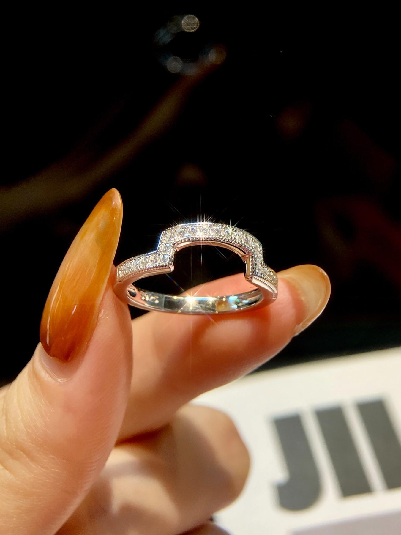 925 Sterling Silver Princess Cut Ring Set, Elegant Jewelry for Women, Fashion Jewelry for Party, Daily Clothing Decor, Trendy All-match & Exquisite Jewelry for Birthday Gift, Bridal Ring Sets, Engagement Rings