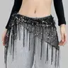 Boho Style Belt - Sequin Fringe Waist Wrap Chain, Jazz & Hip Hop Dance Accessory, Sparkly Costume Decor for Stage Performance (Sports & Outdoor Clothing Accessories)
