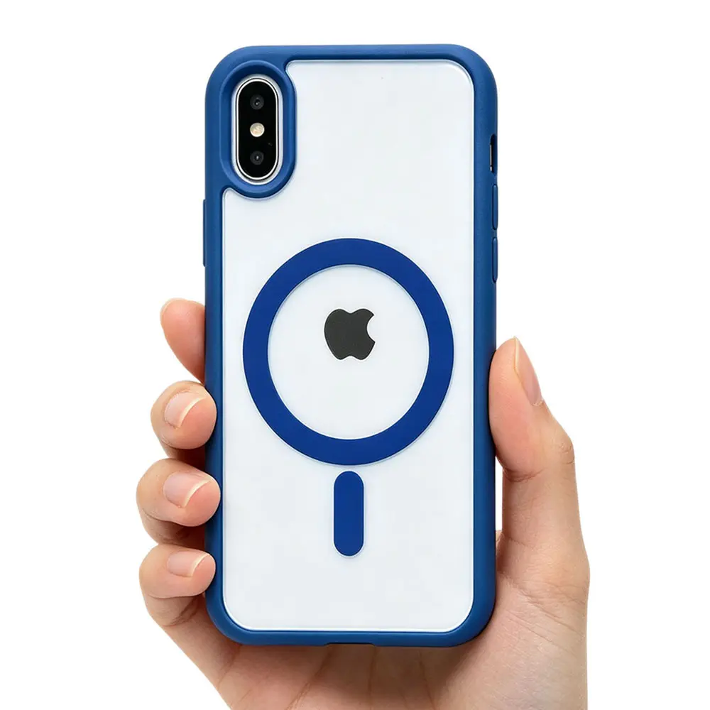 Magnetic For iPhone X XS XR XS MAX Case Slim Anti Yellowing Protection Rugged Protective Cover