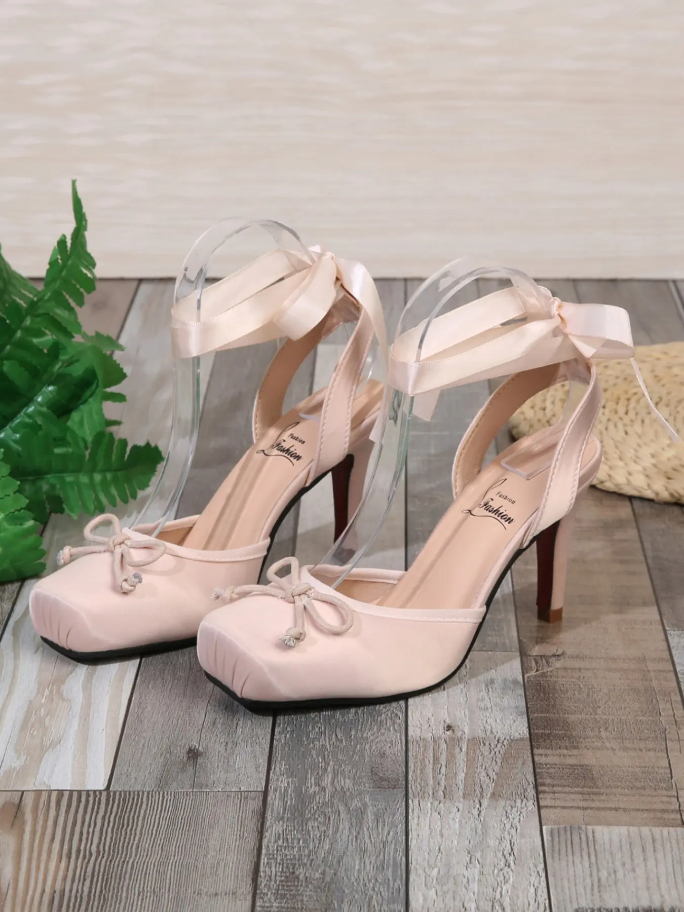 Elegant Rose Strap High Heel Sandals for Women, Summer Vacation Transparent Straps, Fashion Shoes for Parties and University