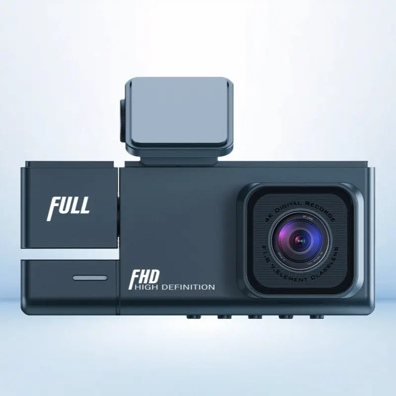 2 Inch Screen Triple Lens Car DVR 1080P HD Simultaneous Display With Reverse Image Monitor