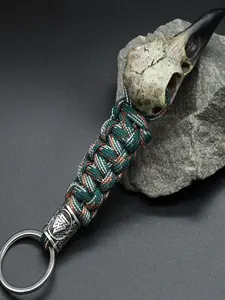 Crow Design Keychain, Viking Crow's Head Pendant Keyring, Fashionable Accessories for Man, Stylish Keychain, Cool Keychains