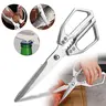 Heavy Duty Kitchen Scissors Stainless Steel Multipurpose Kitchen Shears for Meat Poultry Vegetables with Ergonomic Handle#DealsForYouDays