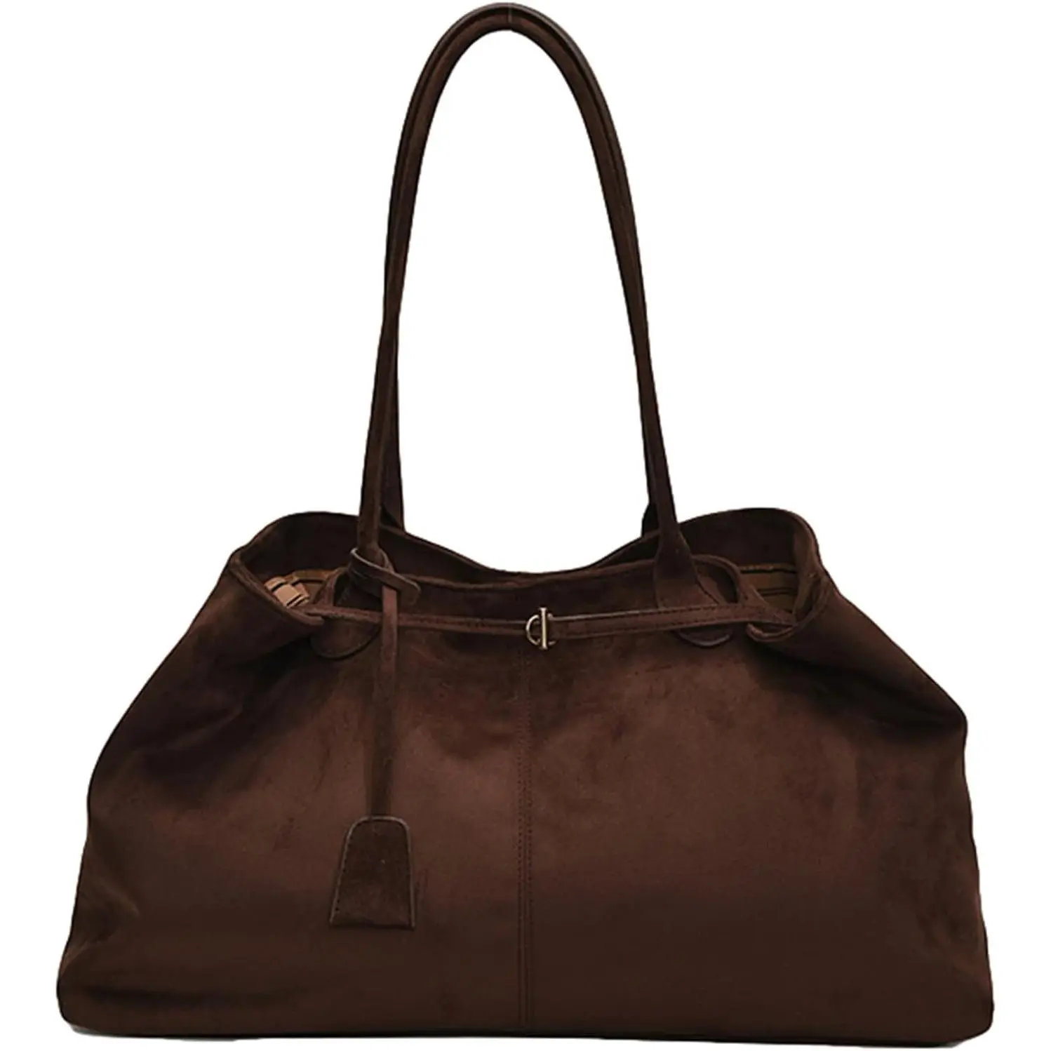 Suede Purses for Women 2025 Fall Trendy Slouchy  Bag Suede Handbags  Tote Large Capacity Commuter Bag