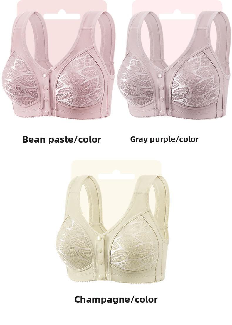 All Day Comfort Plus Size Cami Bra (5PCS) - Front Closure Wireless Push Up, Ultra Soft Breathable Fabric with Side Support & Lightweight Lift for Women -RR