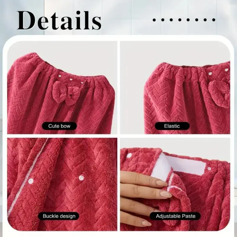 Plus Size Solid Brown 2Pcs Bathrobe Set M-XXXXL, Adjustable Pocket ...