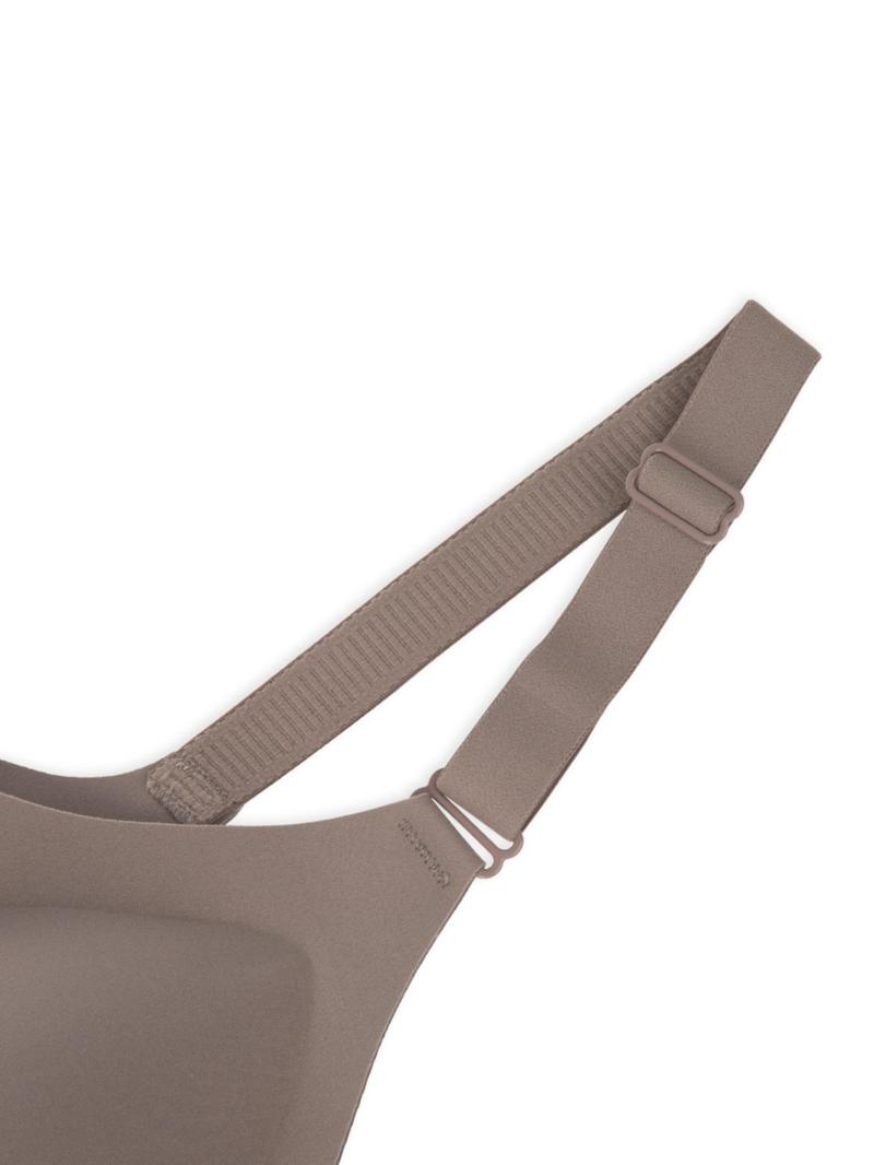 Women's Solid Wireless Bra, Comfortable Breathable Seamless Bra, Soft Supportive Lingerie for Daily Wear, Multiway Bra