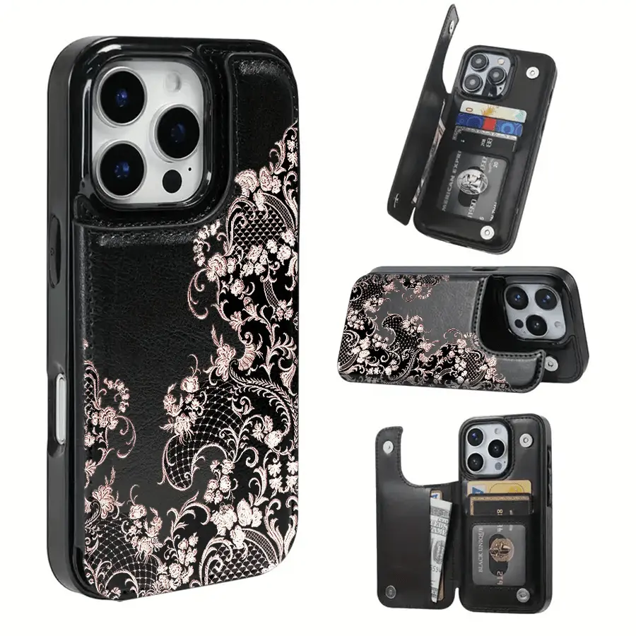 Phone Case - Ink Inspiration Lococo Style Texture Card Pack Phone Case, Compatible with iPhone 17 Pro Max/Air/16/15/14/13/12/11 Series, Samsung S22/S23/S24/25 Series, Perfect Gift Choice