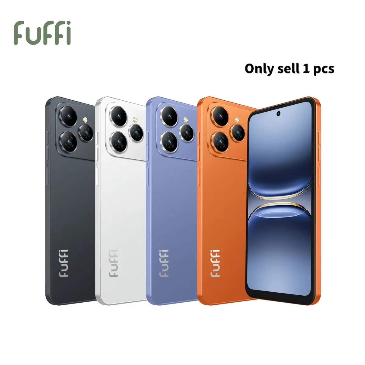 FUFFi M17 PRO smartphone, 6.56-inch high-definition screen, 4GB RAM+64GB ROM, 5MP+13MP pixels, 4G network, 3800mAh battery, dual card dual standby, GPS， Android 12.0, Cellphone