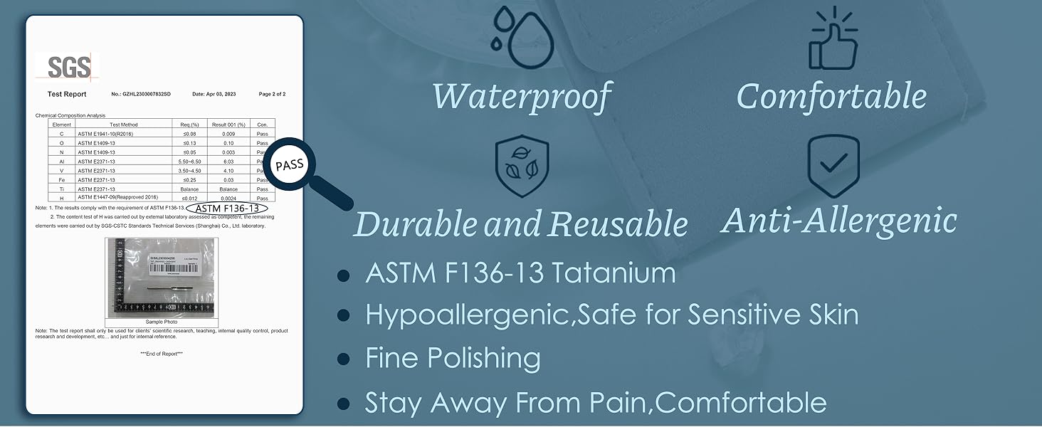 MILACOLATO 14G/16G/18G/20G Piercing Taper Insertion Tool ASTM F136 Titanium Piercing Threader Tool for Threaded Push In Threadless Labret Tragus Helix Conch Piercing Jewelry Cartilage Earring Lip Nose Studs Piercing Changing Stretching Kit Assistant Tool