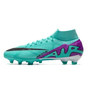 Nike Zoom Superfly 9 PRO Men's Soccer Cleats for Artificial Grass with Round Toe and Rubber Short Studs Verifiable, with credentials and supporting global authentication