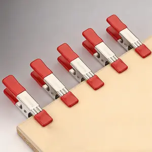 Metal Clips Clamps with Rubber Tips,Strong metal clip for Woodworking/Photography/Camping Furniture/Crafts/Backdrops/Home Improvement