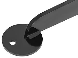 HECASA Hammock Chair Stand Heavy Duty Steel C Chair Stand for Outdoor Indoor Porch Swing Hanging 360° Rotation 330LBS Capacity Black(Stand Only) Patio