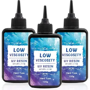 UV , Upgrade 300g Low Viscosity Hard Thin UV  with Super  Clear Resins Kit for , Casting, Coating and DIY Craft