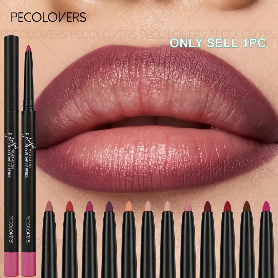 1pc 4 Colors available Luxury Satin Lipstick Duo - Moisture-Lock Core & 24H Non-Drying Comfort, Rich Pigment Fade-Proof Formula & Creamy Mousse Blend, Great for Anniversary Presents- Waterproof Velvet Lip Color