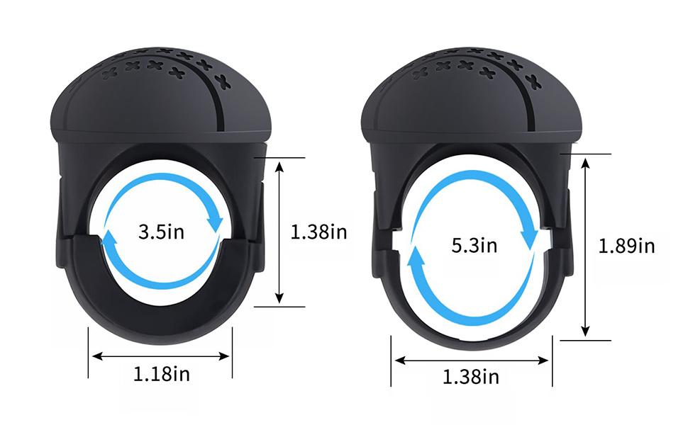 Steering Wheel Knob, Brodie Knob, car accessories for girls, Anti-Slip Boat Brodie Knob, Universal for Cars, Trucks, Boat, Tractors Vehicle Steeringwheelcover