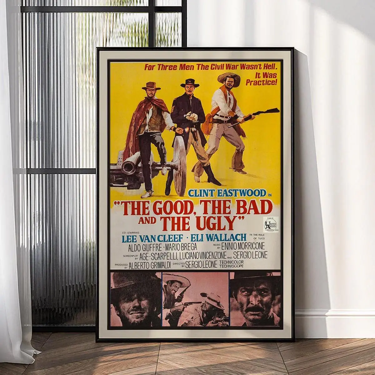 The Good The Bad The Ugly Movie Poster - Wall Art - Home Decor - Print Gift