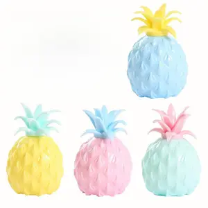 Small stress-relief squeeze toy, soft rubber water bead grape ball, stress-relief pineapple ball, decompression toy