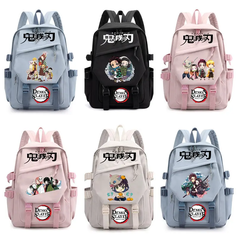 "Demon Slayer: Kimetsu no Yaiba" Anime Backpack – Suitable for Elementary, Middle School, and College Students (Unisex) Novelty & Gag Toys