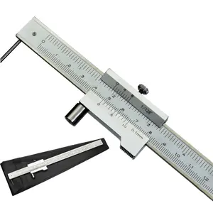 0-200mm Marking Caliper with Carbide Needle Scriber Parallel  Steel Vernier caliper Marking Ruler Measuring Tool