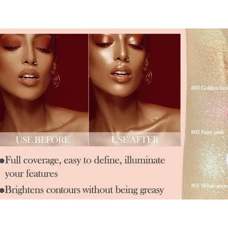 Polvo De Hadas Fairy Highlighter, HANDAIYAN Shimmer Glitter Powder for Face Body Blush & Highlight