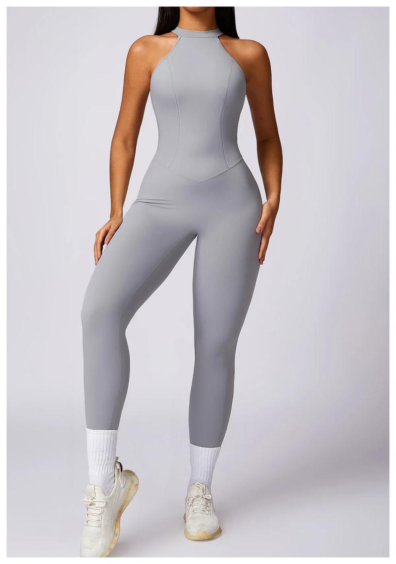 Romper Backless Set Workout Jumpsuit Fitness Bodysuit Siamese Sportswear Women Tracksuit Gym Clothes One-piece Playsuit Yoga Set