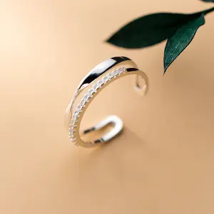 Adjustable Twisted Double-Row Drill Hand Jewelry, Fashion Costume Bracelet Accessory