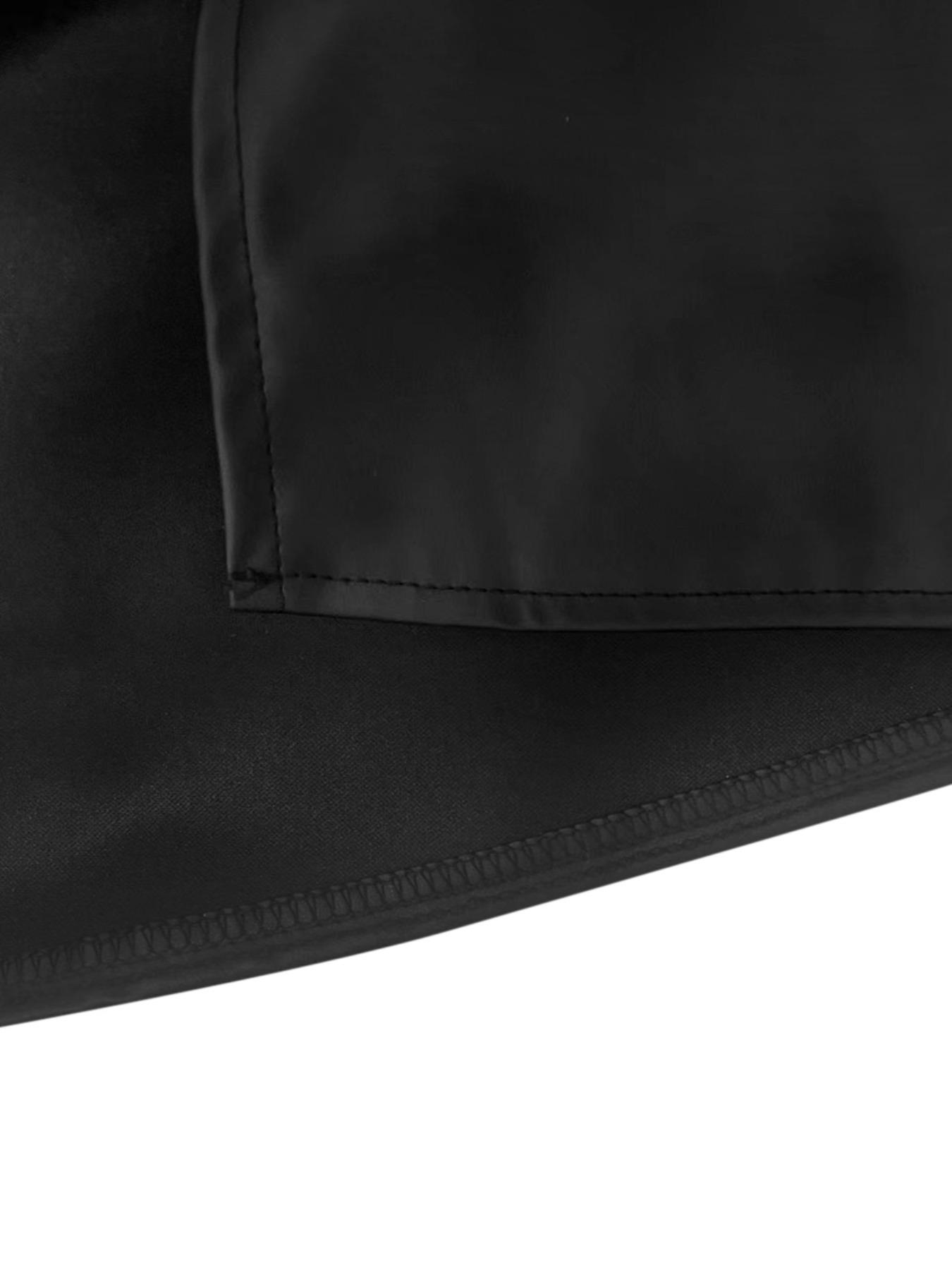 Women's Solid High Waist Split Thigh PU Skirt, Elegant Chic Fashion Long Skirt for Daily Outdoor Wear, Ladies Bottoms for All Seasons