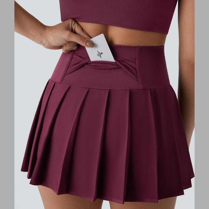 Halara Breezeful™ High Waisted Pleated 2-in-1 Side & Pocket Asymmetric Hem Quick Dry Mini Dance Skirt Halara Breezeful™ High Waisted Pleated 2-in-1 Side & Pocket Asymmetric Hem Quick Dry Mini Dance Skirt