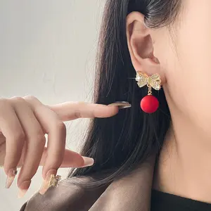 Earrings Gifts, Women's Earrings, Holiday Gift Jewelry,Bow Earrings,  Decorations, Women's Clothing, Gift Exchange,Holiday Jewelry Gifts,