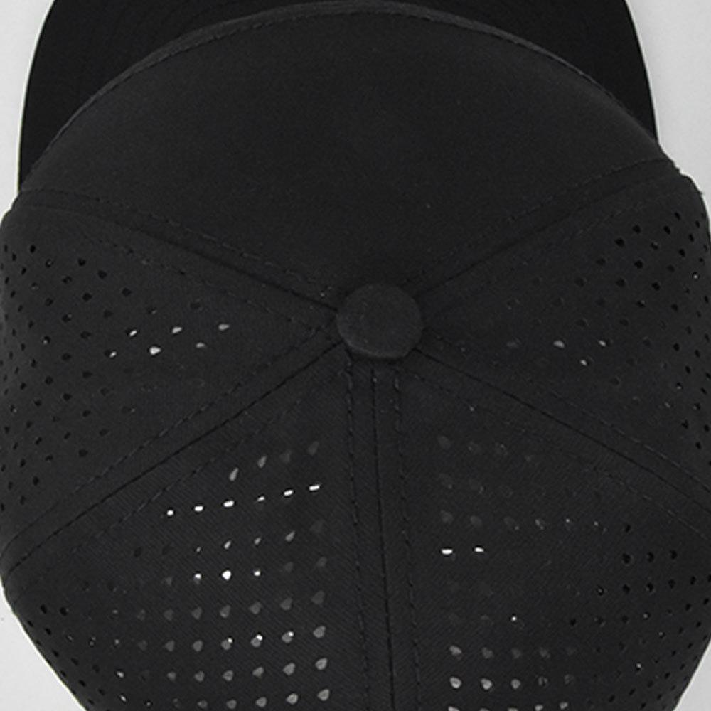 Cross-border 6-panel hard-brim flat cap adult mesh cap advertising hip-hop cap custom logo curved brim sunshade cap