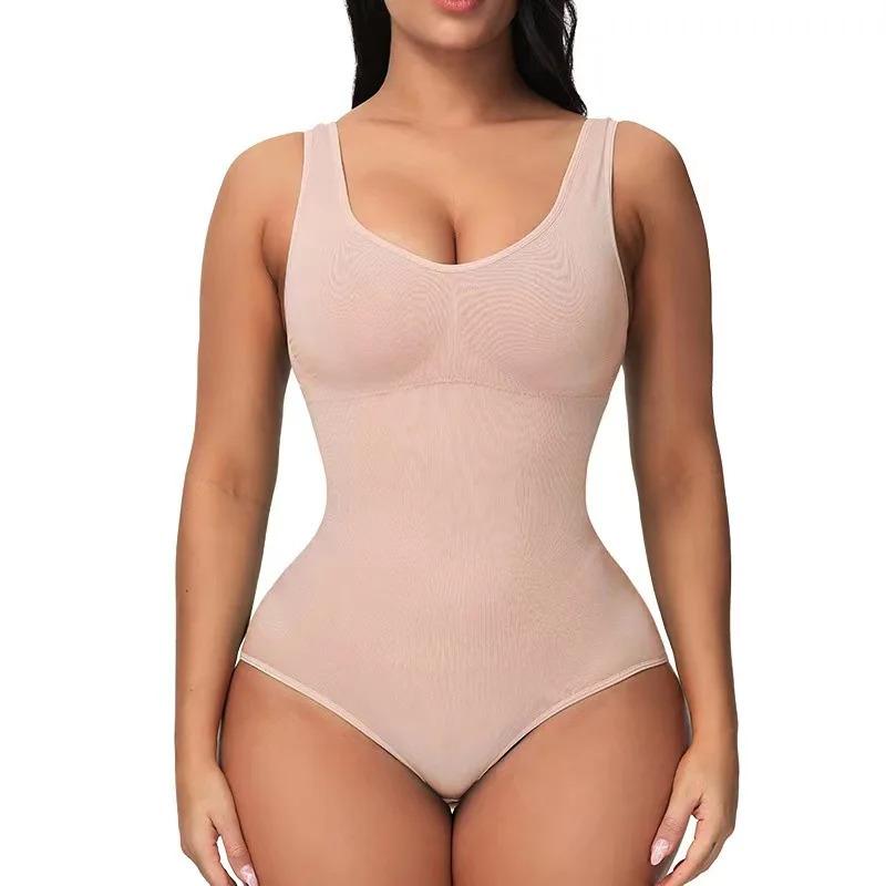 Women’s Slimming Bodysuit Shapewear Minimalist Straps Breathable Fabric Soft Spandex Womenswear Adjustable Casual Seamless Compression Fit Sexy Basic formador  con