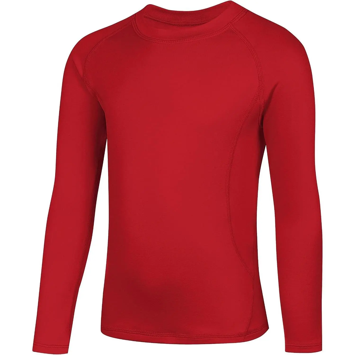 Boys' Girls' Long Sleeve Compression Shirt Quick Dry Sports Baselayer for Football Baseball Crewneck Undershirt(Gift)
