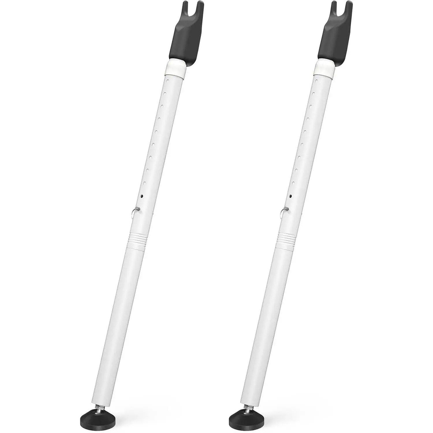 Sliding Glass Door Security Bar Patio Door Barricade Door Jammer White 2 Pack