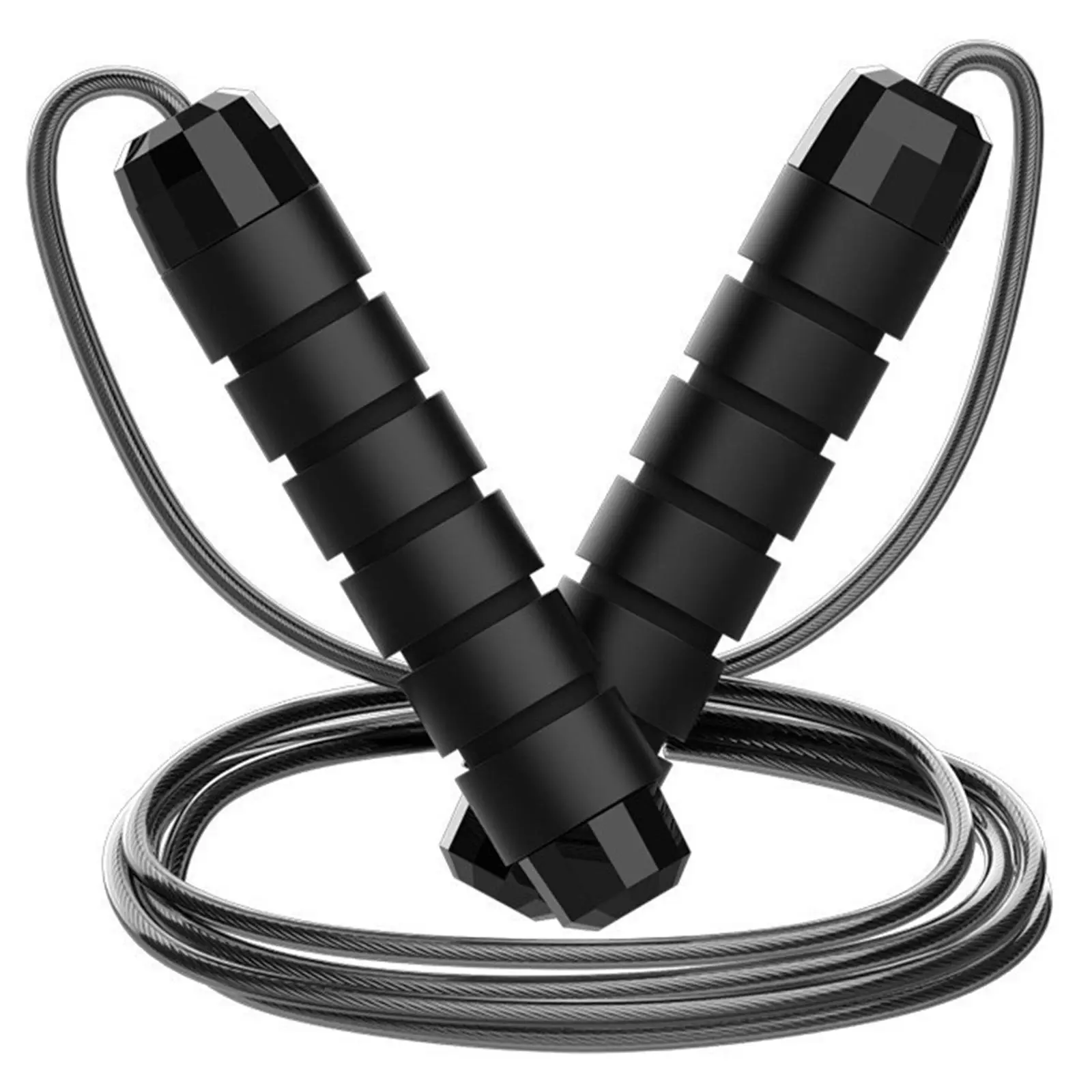 Skipping Rope with Ball Bearings, Rapid Jump Rope for Aerobic Exercise and Speed Training, Jump Training Accessories, Home and Gym Workout Fitness Equipment, Jump Ropes for Fitness #GLOBAL PICKS